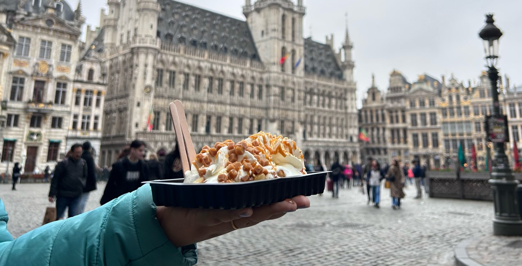 Belgian Waffle near Grand Place, Brussels