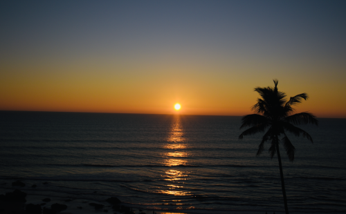 Sunset at Cabo de Rama Beach